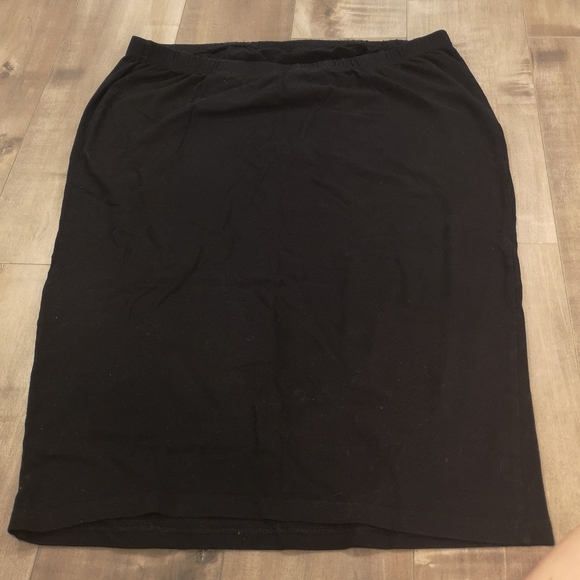 H&M Black Cotton Maternity Skirt - Picture 3 of 3